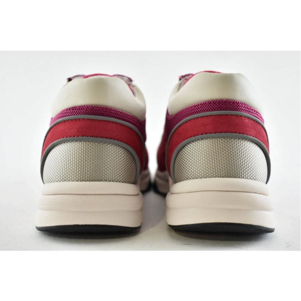 Chanel 21B Pink Black White Silver CC Logo Tie Flat Runner Trainer Sneaker 39 - Picture 10 of 12